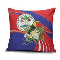 Belize Toucan Tropical Pillow Cover Happy Independence Day