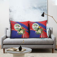 Belize Toucan Tropical Pillow Cover Happy Independence Day