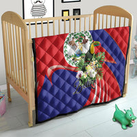 Belize Toucan Tropical Quilt Happy Independence Day