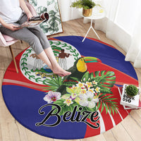 Belize Toucan Tropical Round Carpet Happy Independence Day