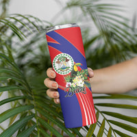 Personalized Belize Toucan Tropical Skinny Tumbler Happy Independence Day