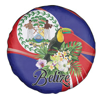 Belize Toucan Tropical Spare Tire Cover Happy Independence Day