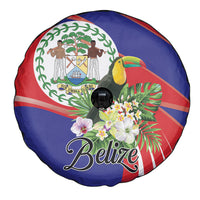 Belize Toucan Tropical Spare Tire Cover Happy Independence Day