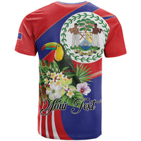 Personalized Belize Toucan Tropical T Shirt Happy Independence Day