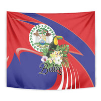 Belize Toucan Tropical Tapestry Happy Independence Day