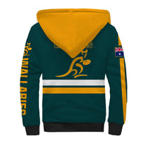 Australia Rugby Sherpa Hoodie Wallabies Go 2023 World Cup - Wonder Print Shop
