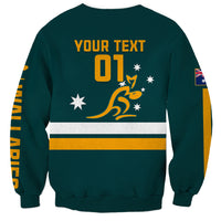 Custom Australia Rugby Sweatshirt Wallabies Go 2023 World Cup - Wonder Print Shop