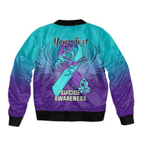 Personalised Stay Your Story is Not Over Suicide Prevention Bomber Jacket - Wonder Print Shop
