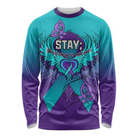 Personalised Stay Your Story is Not Over Suicide Prevention Long Sleeve Shirt LT01
