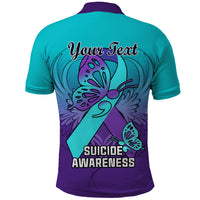 Personalised Stay Your Story is Not Over Suicide Prevention Polo Shirt - Wonder Print Shop