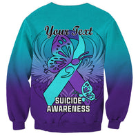 Personalised Stay Your Story is Not Over Suicide Prevention Sweatshirt - Wonder Print Shop