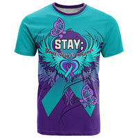 Personalised Stay Your Story is Not Over Suicide Prevention T Shirt - Wonder Print Shop