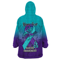 Personalised Stay Your Story is Not Over Suicide Prevention Wearable Blanket Hoodie - Wonder Print Shop