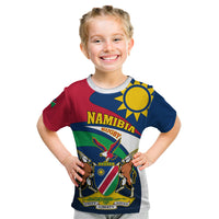 Custom Namibia Rugby Kid T Shirt Welwitschias Go 2023 World Cup - Wonder Print Shop