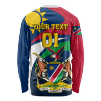 Custom Namibia Rugby Long Sleeve Shirt Welwitschias Go 2023 World Cup - Wonder Print Shop