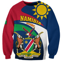 Custom Namibia Rugby Sweatshirt Welwitschias Go 2023 World Cup - Wonder Print Shop