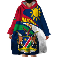 Custom Namibia Rugby Wearable Blanket Hoodie Welwitschias Go 2023 World Cup - Wonder Print Shop