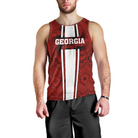 Georgia Rugby Men Tank Top The Lelos Go 2023 World Cup - Wonder Print Shop