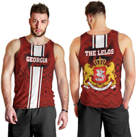 Georgia Rugby Men Tank Top The Lelos Go 2023 World Cup - Wonder Print Shop