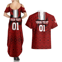 Custom Georgia Rugby Couples Matching Summer Maxi Dress and Hawaiian Shirt The Lelos Go 2023 World Cup - Wonder Print Shop