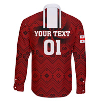 Custom Georgia Rugby Family Matching Puletasi Dress and Hawaiian Shirt The Lelos Go 2023 World Cup - Wonder Print Shop