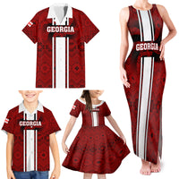 Custom Georgia Rugby Family Matching Tank Maxi Dress and Hawaiian Shirt The Lelos Go 2023 World Cup - Wonder Print Shop