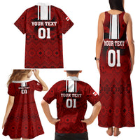 Custom Georgia Rugby Family Matching Tank Maxi Dress and Hawaiian Shirt The Lelos Go 2023 World Cup - Wonder Print Shop