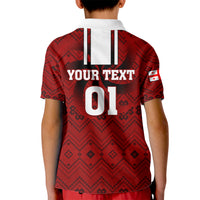 Custom Georgia Rugby Kid Polo Shirt The Lelos Go 2023 World Cup - Wonder Print Shop