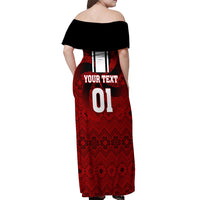 Custom Georgia Rugby Off Shoulder Maxi Dress The Lelos Go 2023 World Cup - Wonder Print Shop