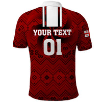 Custom Georgia Rugby Polo Shirt The Lelos Go 2023 World Cup - Wonder Print Shop