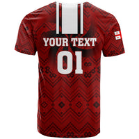 Custom Georgia Rugby T Shirt The Lelos Go 2023 World Cup - Wonder Print Shop