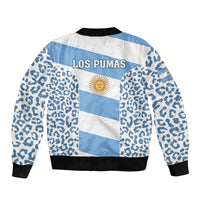 Argentina Rugby Sleeve Zip Bomber Jacket Los Pumas Go 2023 World Cup - Wonder Print Shop
