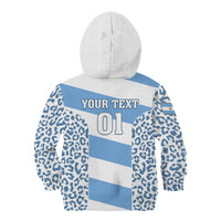 Custom Argentina Rugby Kid Hoodie Los Pumas Go 2023 World Cup - Wonder Print Shop