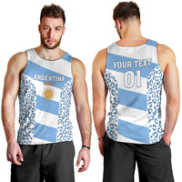 Custom Argentina Rugby Men Tank Top Los Pumas Go 2023 World Cup - Wonder Print Shop