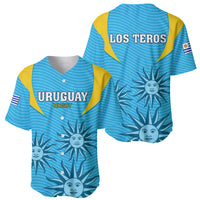 Uruguay Rugby Baseball Jersey Los Teros Go 2023 World Cup - Wonder Print Shop
