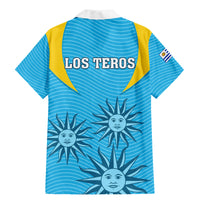Uruguay Rugby Family Matching Mermaid Dress and Hawaiian Shirt Los Teros Go 2023 World Cup - Wonder Print Shop