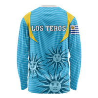 Uruguay Rugby Long Sleeve Shirt Los Teros Go 2023 World Cup - Wonder Print Shop