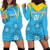 Custom Uruguay Rugby Hoodie Dress Los Teros Go 2023 World Cup - Wonder Print Shop