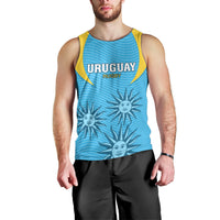 Custom Uruguay Rugby Men Tank Top Los Teros Go 2023 World Cup - Wonder Print Shop