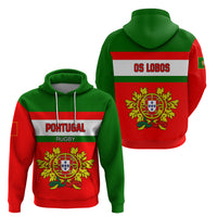 Portugal Rugby Hoodie Os Lobos Go 2023 World Cup - Wonder Print Shop