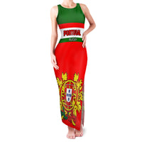 Custom Portugal Rugby Family Matching Tank Maxi Dress and Hawaiian Shirt Os Lobos Go 2023 World Cup - Wonder Print Shop