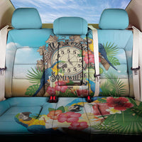 It's 5 o'clock Somewhere Back Car Seat Cover Hawaiian Tropical Parrots - Wonder Print Shop