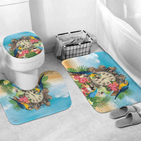 It's 5 o'clock Somewhere Bathroom Set Hawaiian Tropical Parrots - Wonder Print Shop