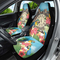 It's 5 o'clock Somewhere Car Seat Cover Hawaiian Tropical Parrots - Wonder Print Shop