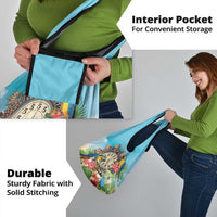 It's 5 o'clock Somewhere Grocery Bag Hawaiian Tropical Parrots - Wonder Print Shop