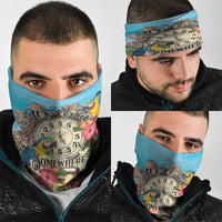 It's 5 o'clock Somewhere Neck Gaiter Hawaiian Tropical Parrots - Wonder Print Shop