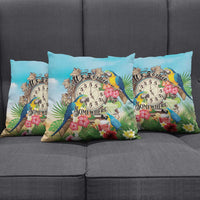 It's 5 o'clock Somewhere Pillow Cover Hawaiian Tropical Parrots - Wonder Print Shop