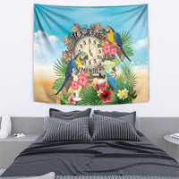 It's 5 o'clock Somewhere Tapestry Hawaiian Tropical Parrots - Wonder Print Shop
