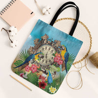 It's 5 o'clock Somewhere Tote Bag Hawaiian Tropical Parrots - Wonder Print Shop