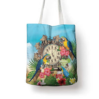 It's 5 o'clock Somewhere Tote Bag Hawaiian Tropical Parrots - Wonder Print Shop